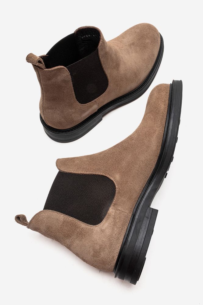 erkek-deri-lastikli-bot-KUM SUET-GLR9723-0103979_0